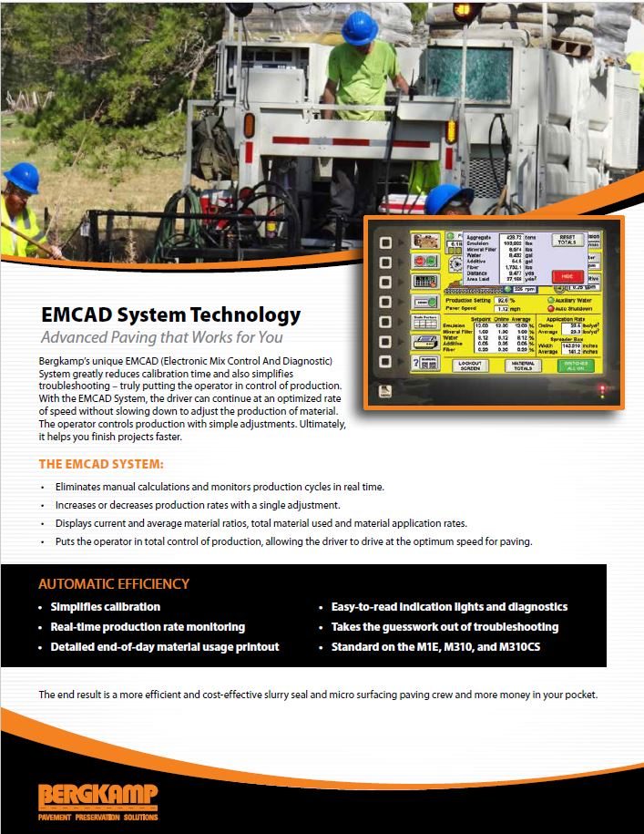 EMCAD Brochure Page One